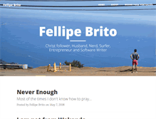 Tablet Screenshot of fellipebrito.com